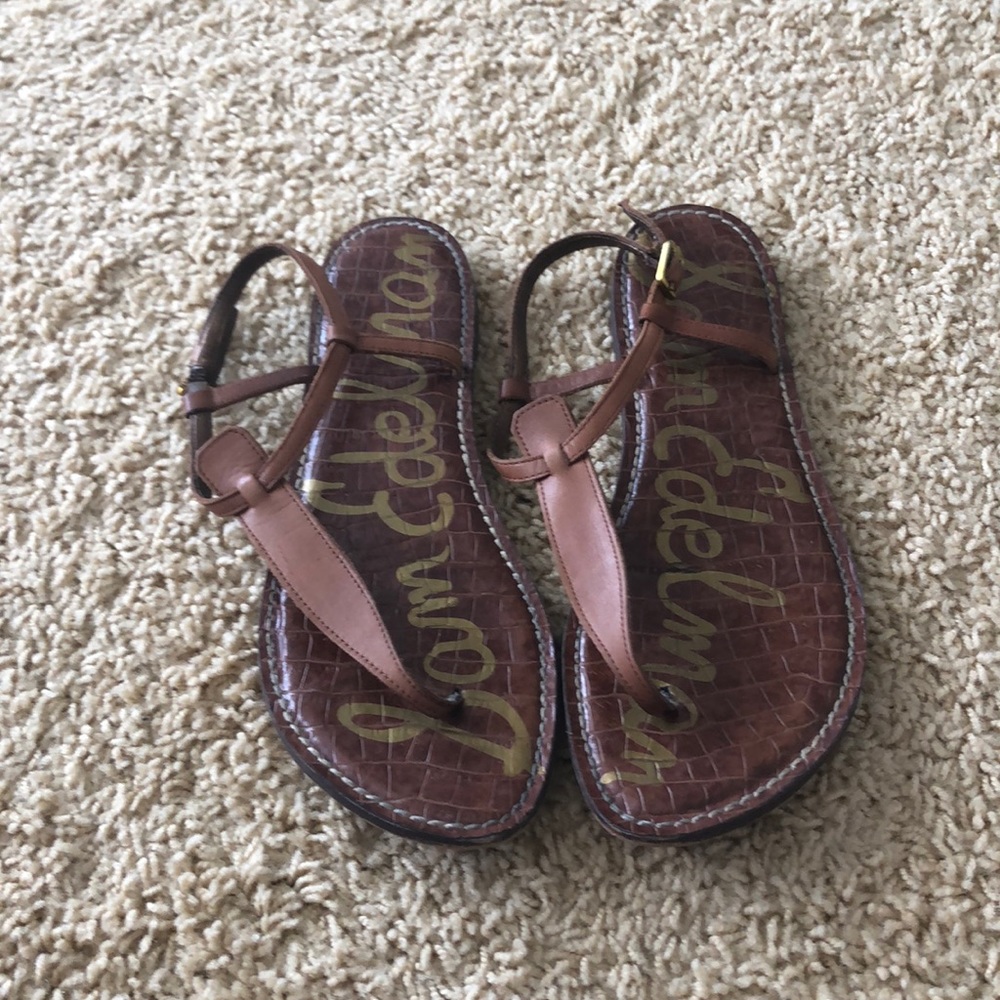 Tan sandals